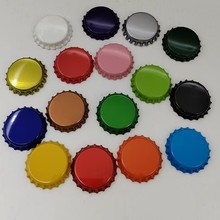 彩色马口铁啤酒瓶盖子配件皇冠盖漫展无料物料幼儿园手工材料