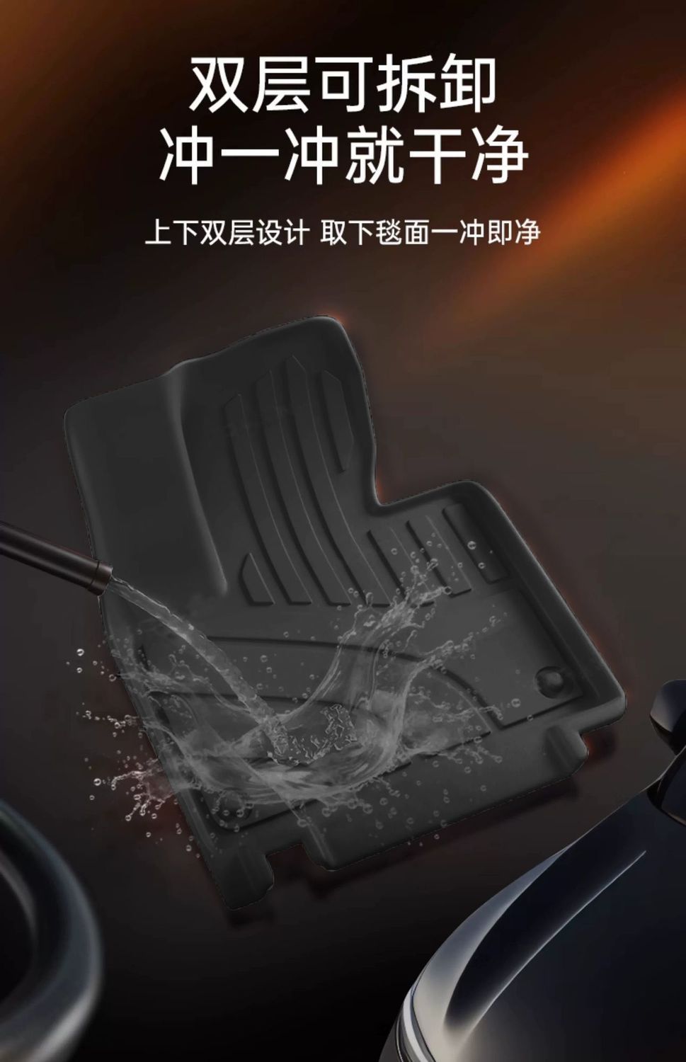 Geely Xingyue Tpe Car Floor Mats, Full Coverage for Five-Seater, Non-Slip and Wear-Resistant, Modified Car Accessories