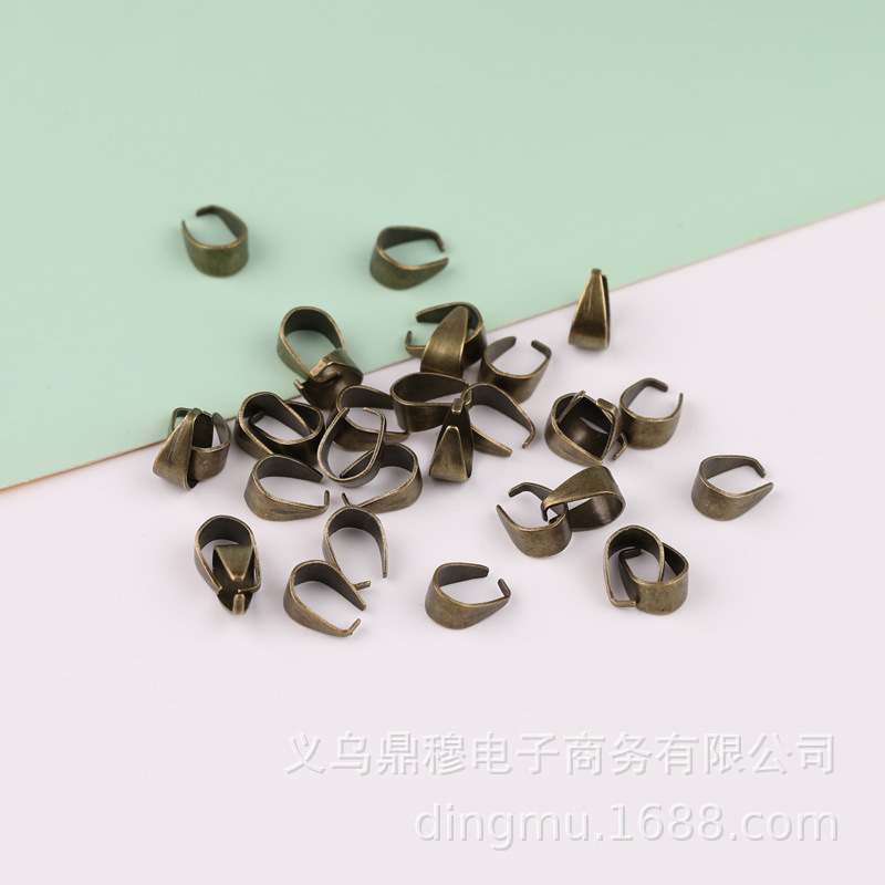 Accesorios de la joyería DIY metal melón semilla hebilla COLLAR COLGANTE hebilla de la joyería hebilla abierta hebilla de hierro colgante