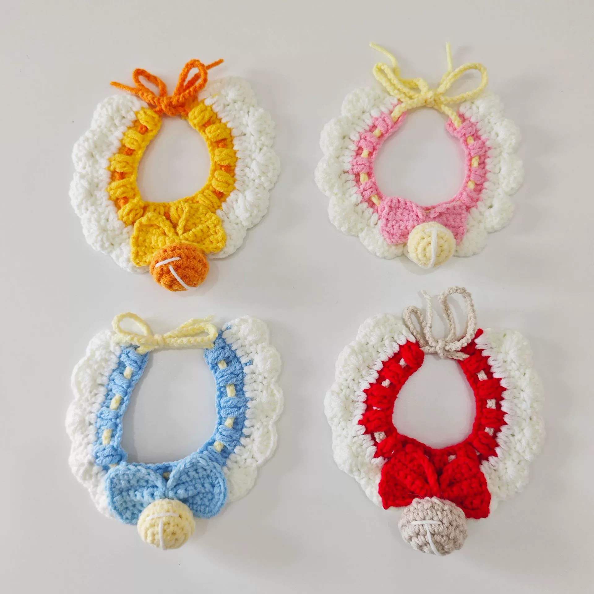 Кошка собака нагрудник для собак Домашние животные вязаные воротники