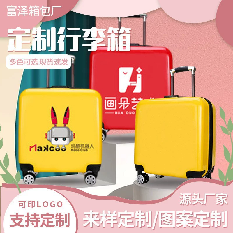 Детский чемодан можно нанести на него логотип, доступны различные цвета, кодовый замок, универсальные колеса, чемодан на колесиках, большая вместимость, чемодан для ручной клади 20inch