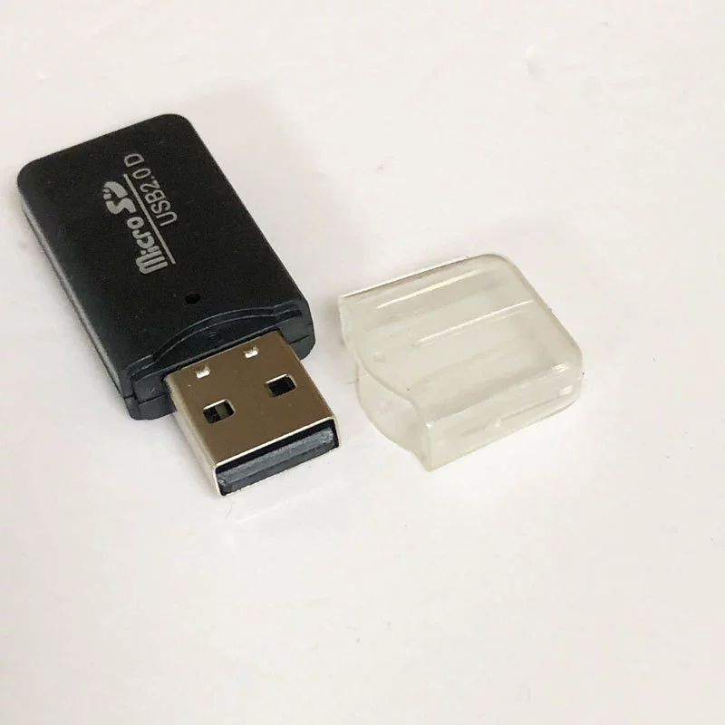 Factory wholesale ice card reader Microsd/TF card/mobile phone memory card USB 2.0 card reader