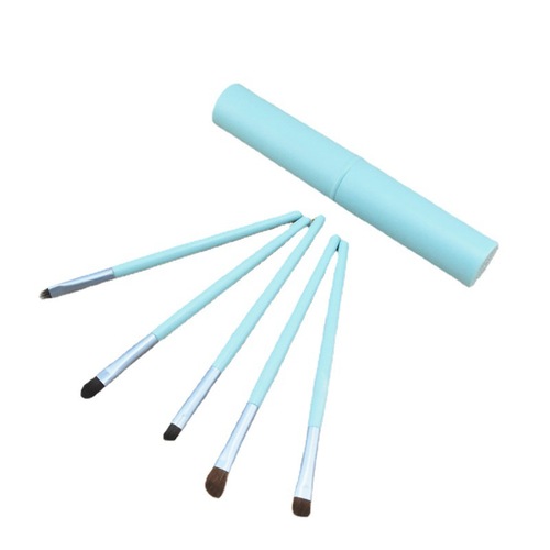 Directly from the manufacturer, 5 pony hair makeup brushes, portable makeup brush set, beauty tools for beginners