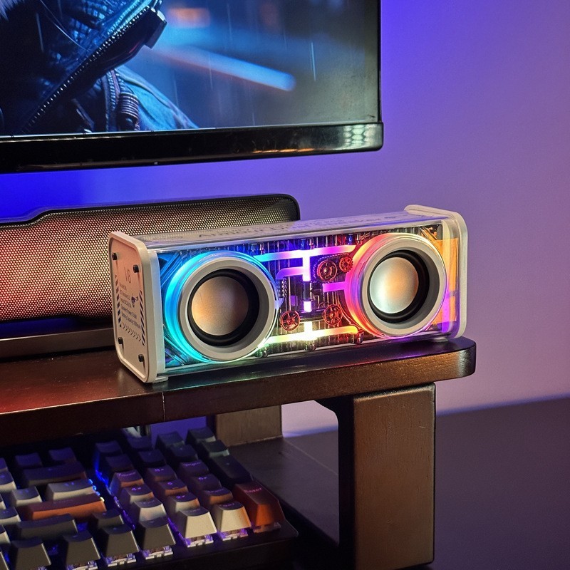 Bluetooth speaker v8-white