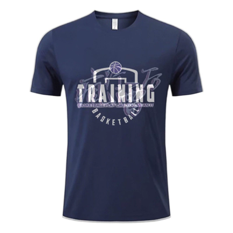 Спортивная быстросохнущая Мужская. Женская футболка с принтом логотипа Рабочая одежда с коротким рукавом Рекламная футболка с круглым вырезом Групповая одежда для рабочих классов