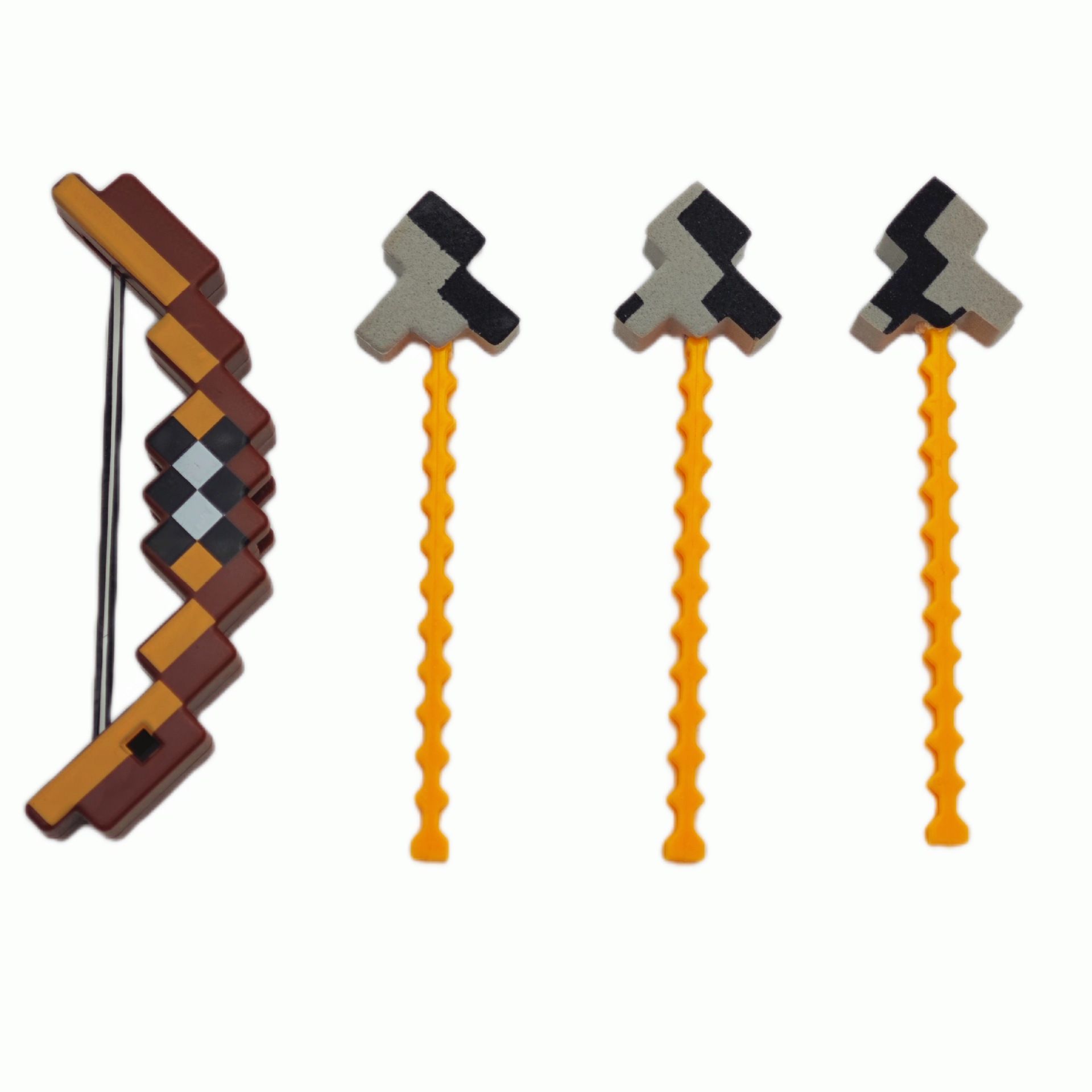 활 1개와 화살 3개 [무료 열쇠고리 + 체인]