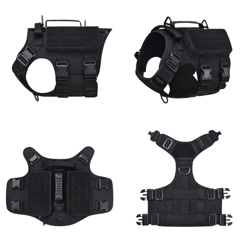 국경 간 전술 개 의류 세트 다기능 나일론 방수 개 훈련 의류 개 전투 조끼 공장 직접 판매