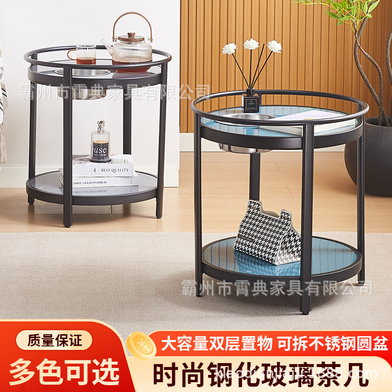 スポット麻雀サイドテーブルコーヒーテーブルティーラック肥厚チェスとカードルームティーラック麻雀マシンウォーターカップホルダー麻雀コーナーテーブル|undefined