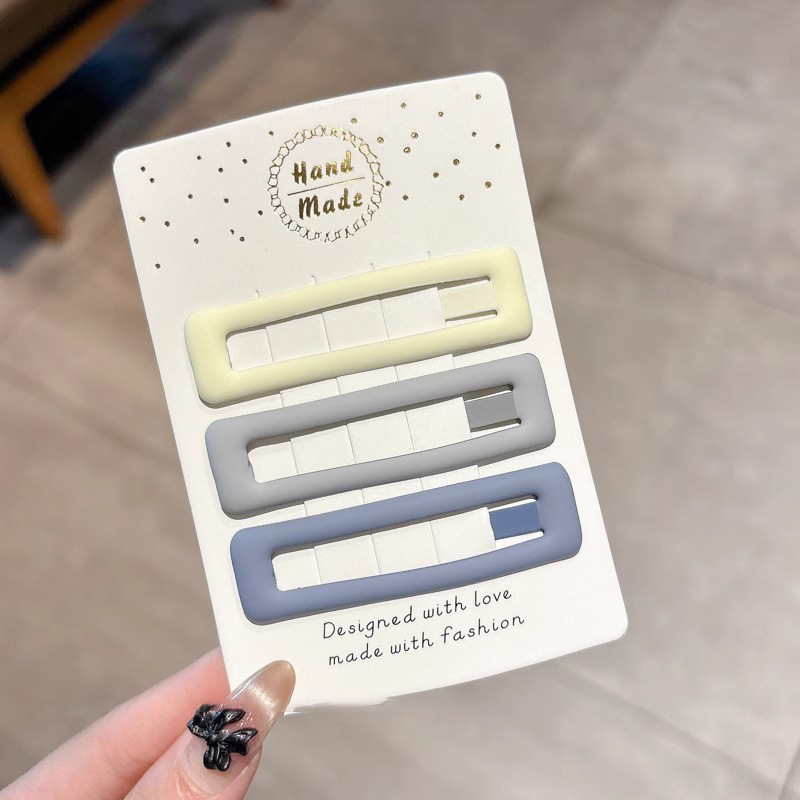 Gota de agua estrella clip de cabello lateral de la mujer frente clip de cabello frágil clip de frangeo lindo dulce clip de cabello