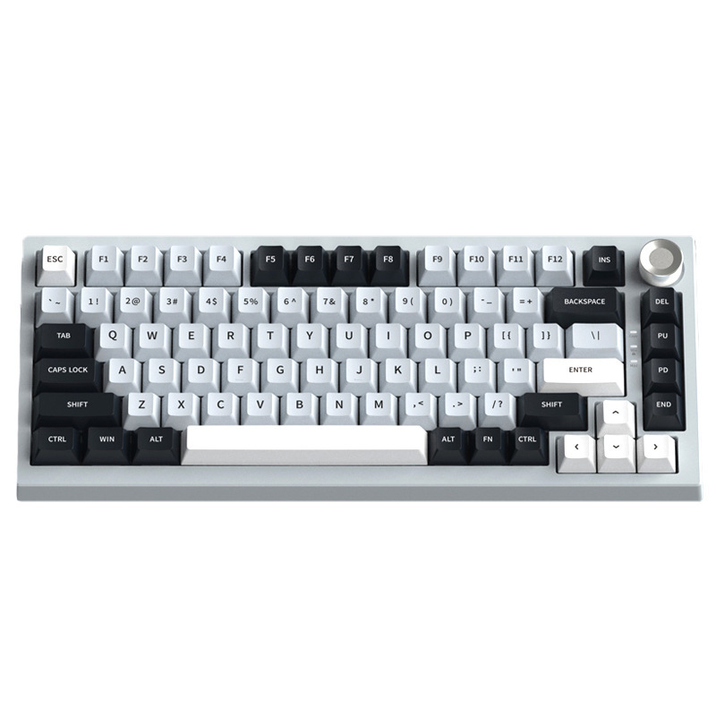 越境工場直送 K81 カスタムメイド 三モード サイド刻印 メカニカルキーボード PBT ダブルカラー グラデーションキーキャップ カスタムRGB|undefined