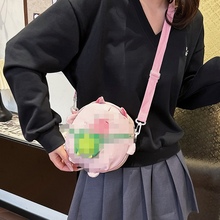 新款创意呆萌卡皮巴拉迷你手机包可爱卡通水豚女生潮流洋气斜挎包
