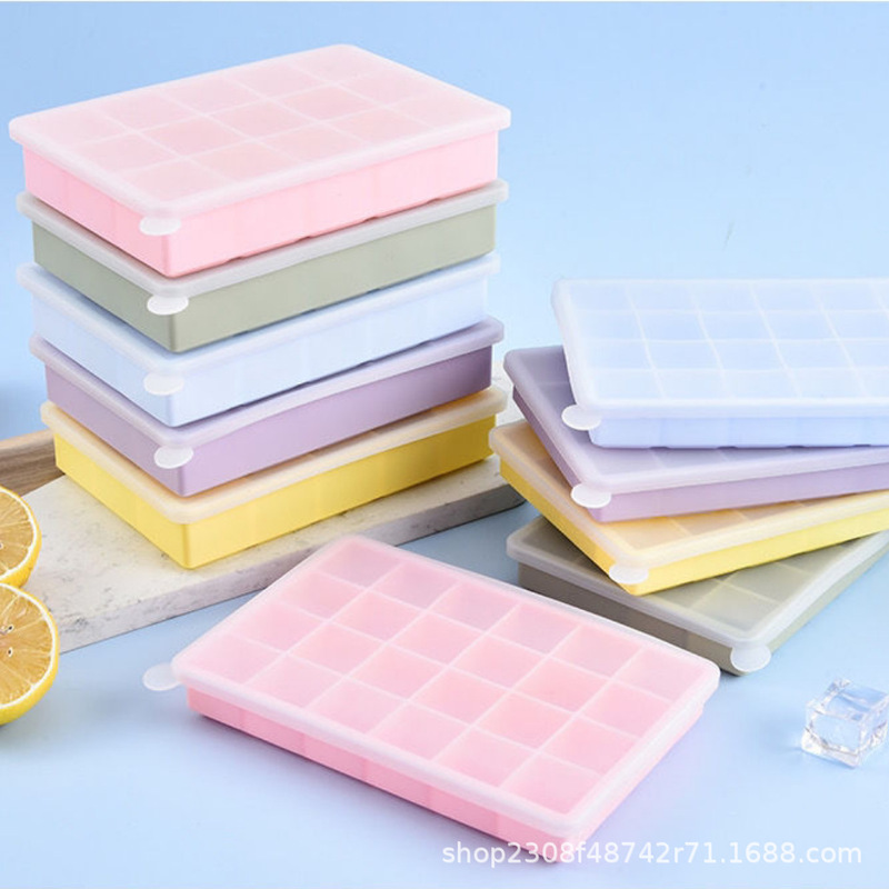 食品級シリカゲル氷格製氷金型シリカゲル氷格15格24格家庭用氷格源工場卸価格|undefined