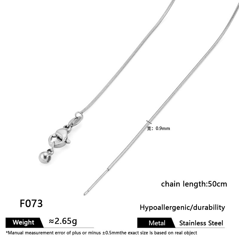 ステンレス鋼ユニバーサルチェーンネックレス鎖骨チェーン調整可能な真空メッキ 18 k チェーンスネークボーンチェーン DIY ジュエリーチタン鋼ネックレス|undefined