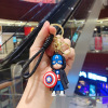 Cartoon pendant, doll, keychain, accessory, transport, Spiderman, Captain America, wholesale