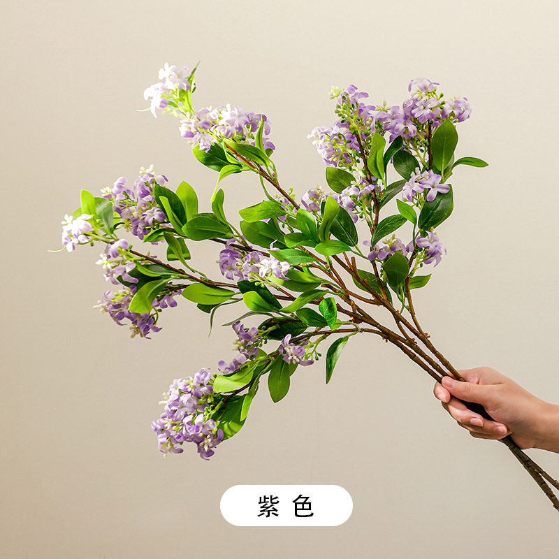 Mayorista transfronterizo flor de clavo de lilavos flor imitación flor flor de sala de estar ramo de flores decorativa decoración de mesa
