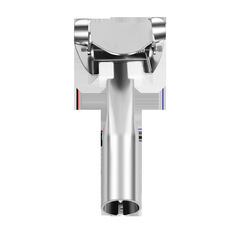 塵推可替換夾頭拖把萬向轉向超厚加厚不鏽鋼拖把夾頭搭配塵推鐵架