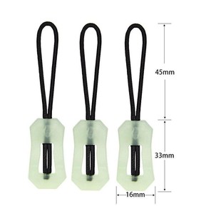 In stock cross-border luminous zipper tail rope backpack self-luminous anti-lost pull tail rope in stock TPU luminous pull loop pull