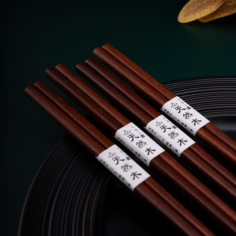 Shengxi hogar de madera maciza palillos de hotel japonés y cocina japonesa traje de madera maciza natural palillos de madera maciza