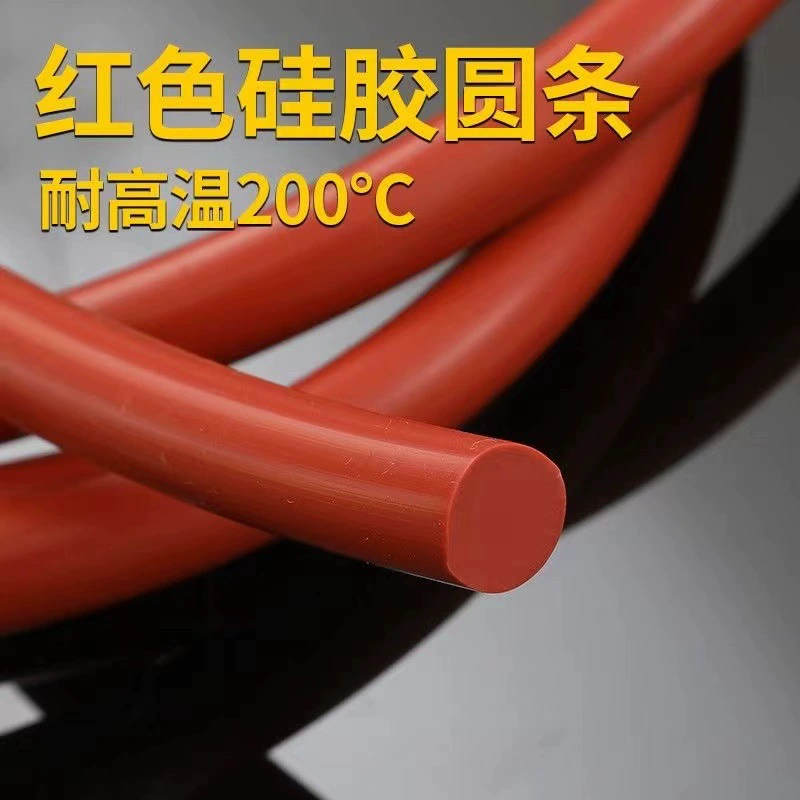 Подлинная силиконовая полоса красная силиконовая круглая полоса твердая силиконовая уплотнительная полоса устойчивая к высокой температуре уплотнительная полоса O-полосы