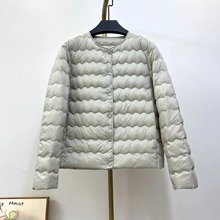 轻薄羽绒服女短款内搭白鸭绒2024秋冬季V领内胆内穿保暖打底外套
