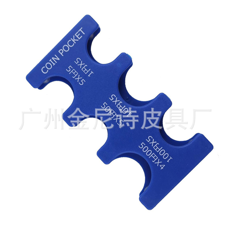 Clip de moneda puntual transfronterizo Monedero de clasificación de monedas de plástico japonés Cartera portátil japonesa y coreana Monedero de almacenamiento de monedas