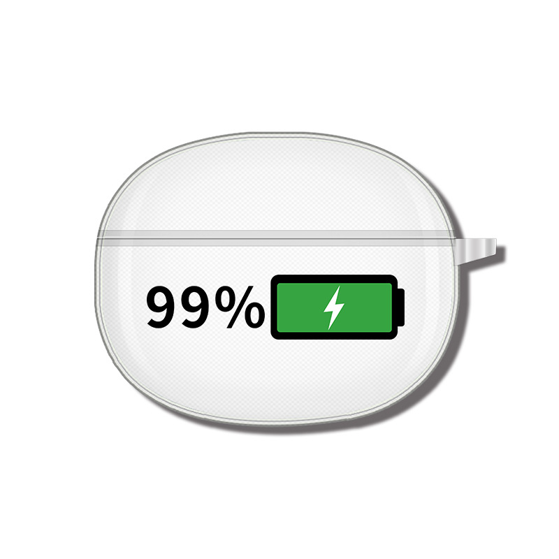 Adecuado para realme buds air3, funda para auriculares, funda protectora Bluetooth, carcasa suave transparente de TPU, patrón de impresión en color