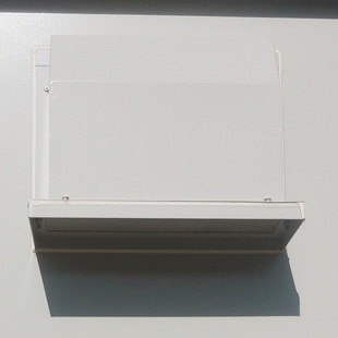 External air duct at low pressure side of box transformer with screen plate