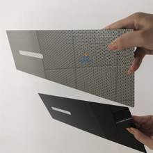 音响视窗面板玻璃 精雕开孔磨边 丝印黑色各种玻璃面板