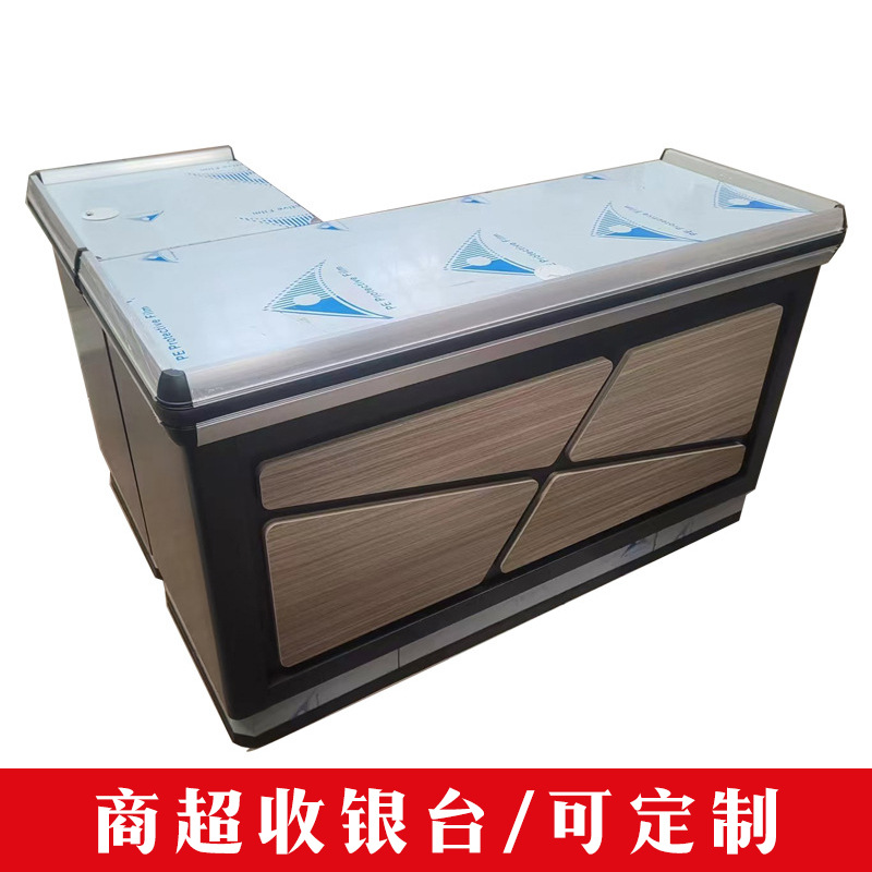 Fabrica de Foshan vendedor directo super caja registradora creativa de madera supermercado caja registradora de acero inoxidable caja registradora de alta calidad