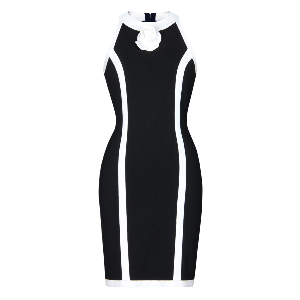 Summer knitted knitted dress sleevless