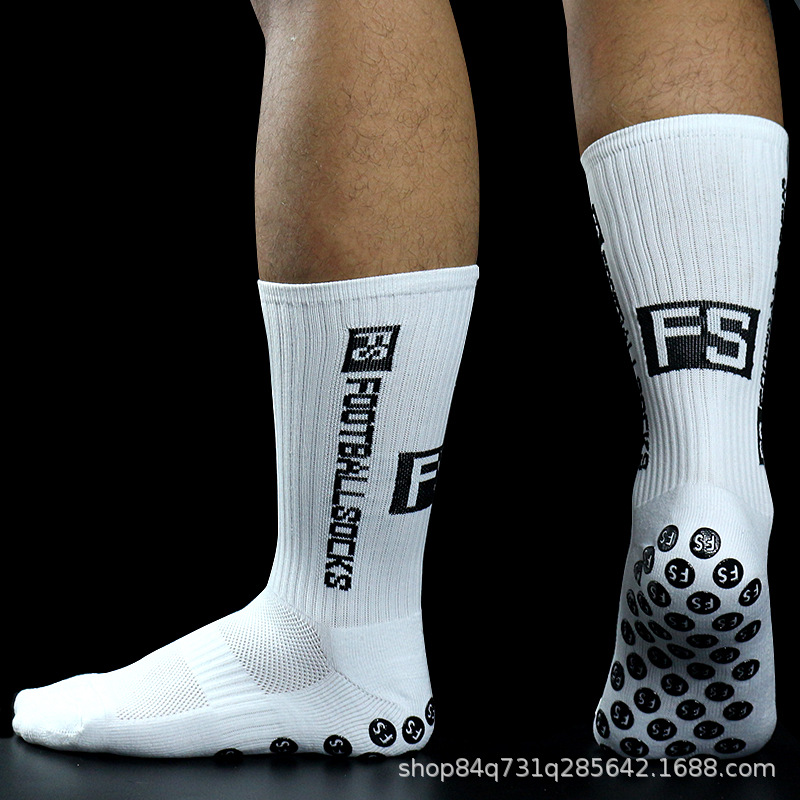 FOOTBALL SOCKS 版权FS圆形硅胶吸盘防滑足球袜专业比赛训练袜详情12