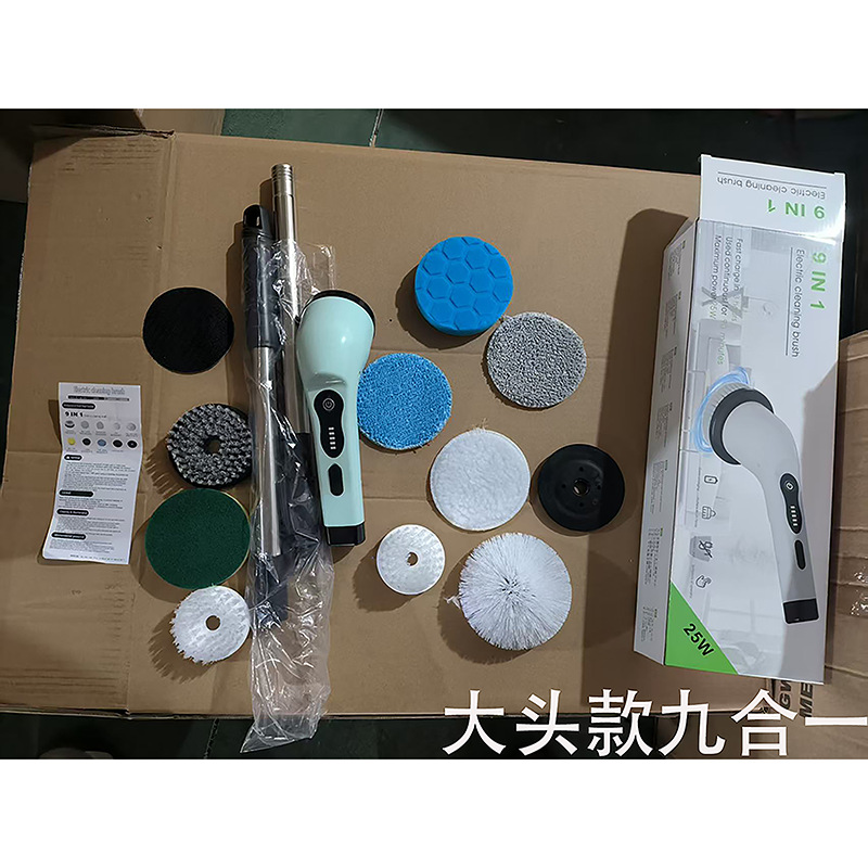 クロスボーダー電動洗浄ブラシ無線伸縮洗浄ブラシ家庭用キッチン床浴室ガラス強力洗浄神器