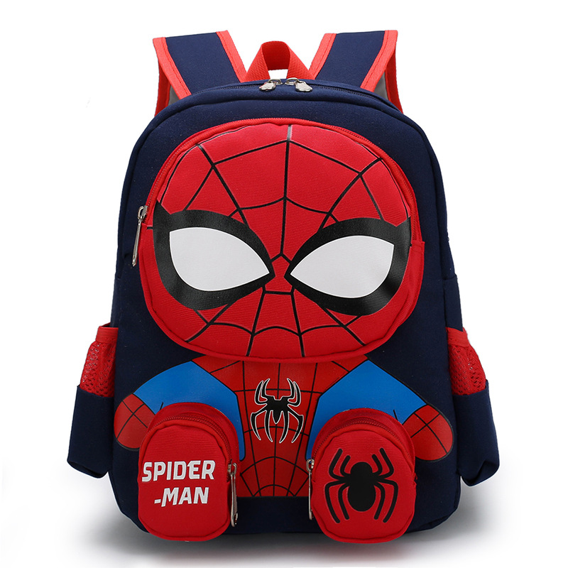 2023 mochila de Kindergarten Spider-Man mochila transfronteriza de dibujos animados gatito gato mochila de primer grado pequeña mochila
