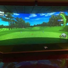 高尔夫模拟器 室内高速摄像模拟 室内高尔夫模拟 全自动回球系统
