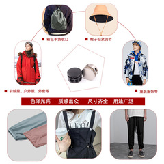 Metal spring buckle clock stop rope buckle outer hoodie hat leg drawstring fastener adjustable tightness drawstring button