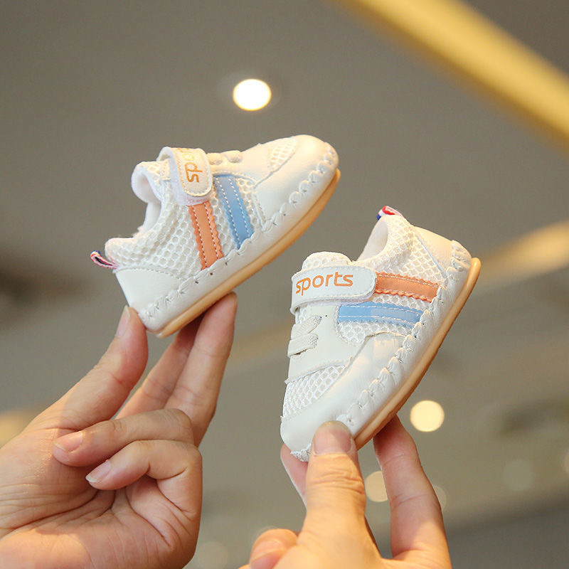 Spring and Autumn 0-1 Year Old Baby Soft Bottom Toddler Shoes Children's Breathable Mesh Shoes 3-6-10 Months Infant Children's Shoes