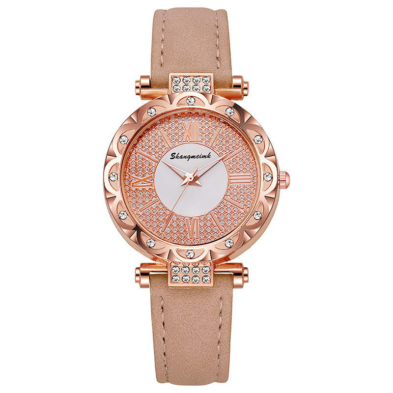 Comercio exterior transfronterizo nuevas señoras estilo coreano reloj de cuarzo simple cinturón clásico reloj de mujer traje de moda