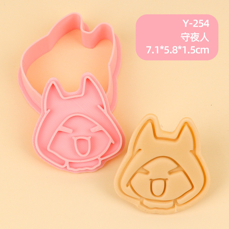 Juego de Moldes para Galletas 3D Personajes de Anime de Plástico para Repostería image 88