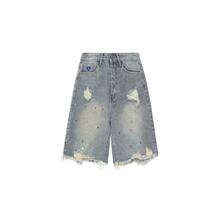 O 32378 Embroidered Denim Shorts ����ţ�ж̿� �羳ŷ��
