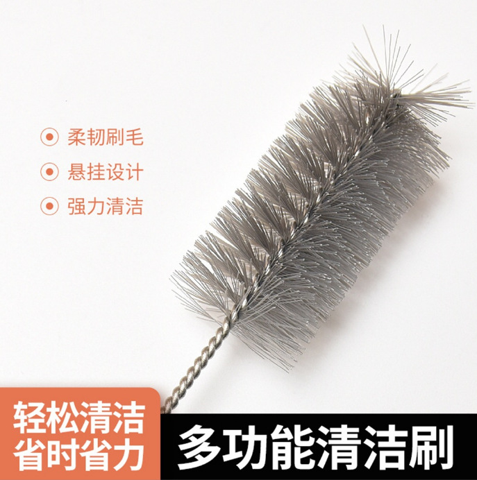 New Long-Handled Bottle Cup Brush Multi-Purpose Wall-Breaking Machine Soy Milk Machine Cleaning Brush Kitchen Gap Cleaning Brush Wholesale