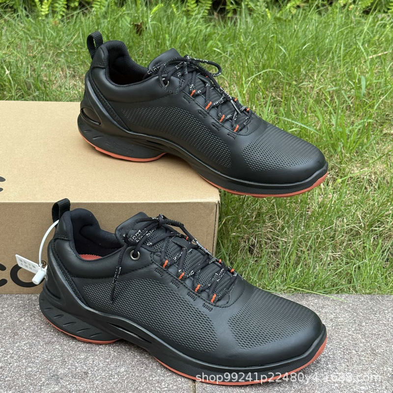 Guangdong-Made Outdoor Sports Genuine Leather Classic Casual Non-Slip Shock-Absorbing Lightweight Soft Fashionable and Comfortable Running Men's Walking Shoes