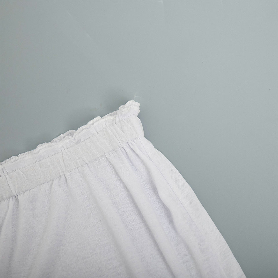 Bộ đồ ngủ nữ áo cardigan thắt dây kèm quần short dệt kim mặc nhà thoải mái — Màu trắng, Màu đen chi tiết 18