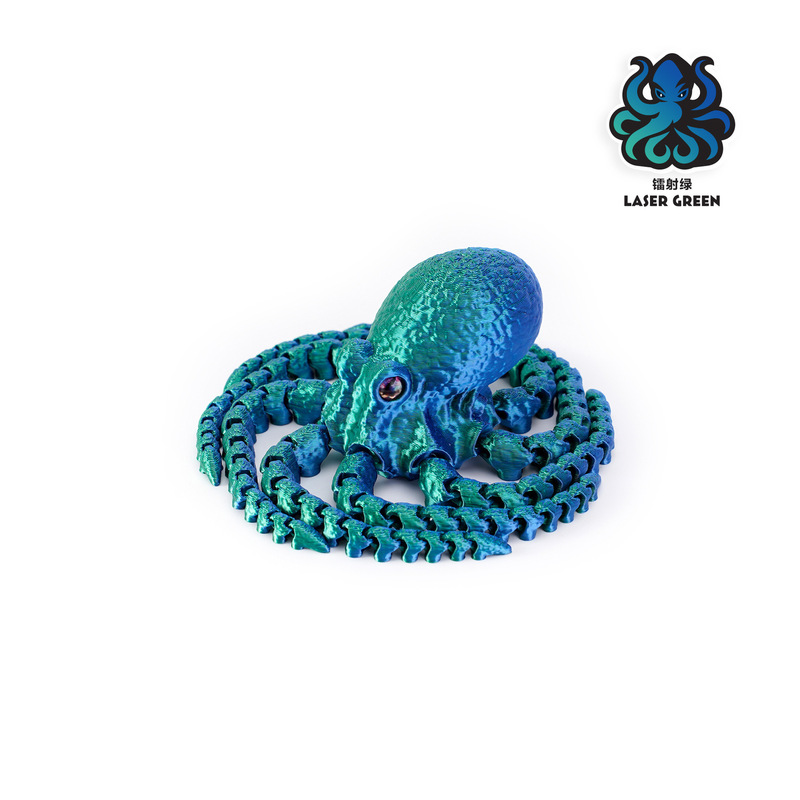跨境3D打印的玩具八爪鱼章鱼关节可动黑科技摆摊小玩具工艺品摆件|undefined