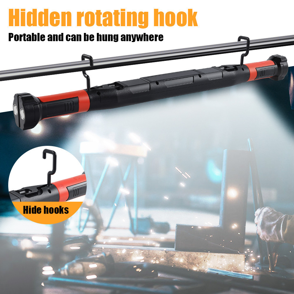 Cross-border multi-functional magnetic work light, COB high-brightness automotive engine inspection light, with ultra-long battery life and emergency lighting capabilities