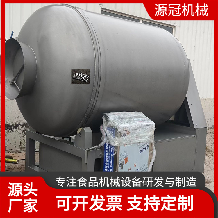 大型真空滚揉机 全自动猪牛羊肉滚肉机 咸菜腌制多功能滚揉机