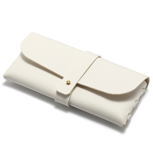 Glasses Case Soft Leather Sunglasses Sunglasses Storage Case Presbyopia Glasses Case Lens Cloth Screwdriver Factory Wholesale Running Jianghu