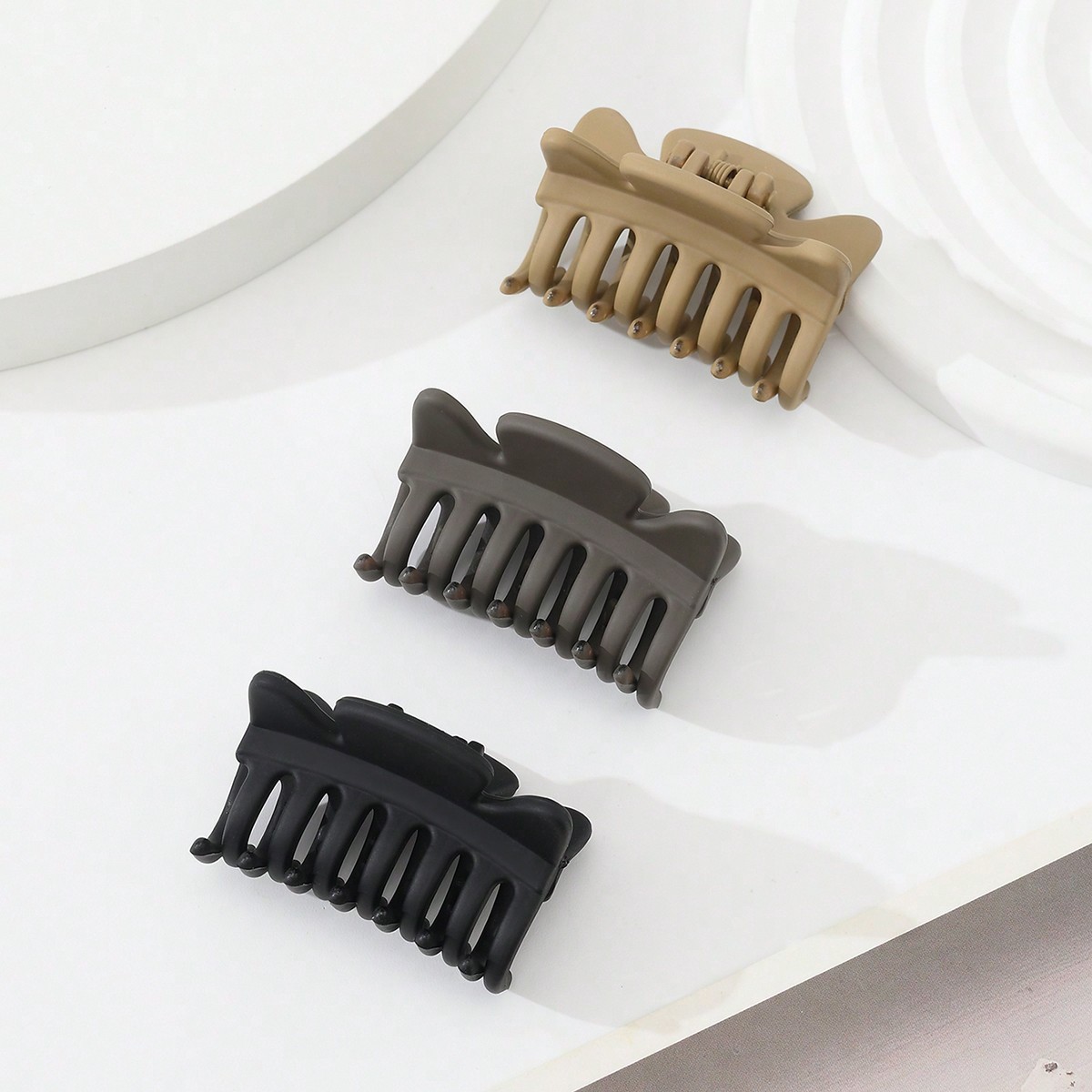 3-piezas pequeño tamaño clip helado mate niña niños mini lindo color horquilla roto pelo tiburón clip transfronterizo