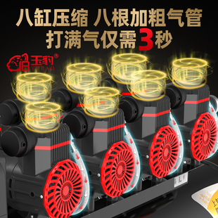 Ll Oil-Free Air Compressor Industrial Grade Air Compressor Large Spray Paint High Pressure 220V Small Air Pump Silent Air