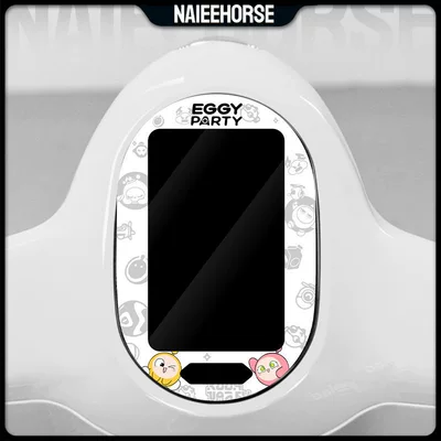 Motorcycle engine and accessories: Instrument Panel Film, Painted - eggman-party-white-background