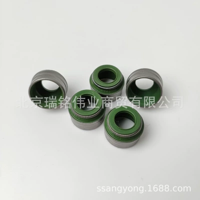 Oil seal engine exhaust valve